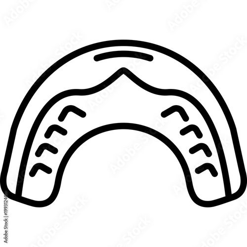 Mouth Guard Vector Icon