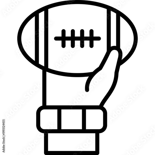 Quarterback Vector Icon