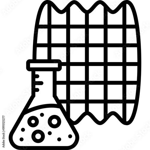 Synthetic Material Vector Icon