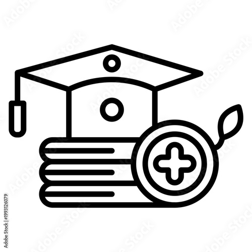 Alternative Medicine Degree Vector Icon