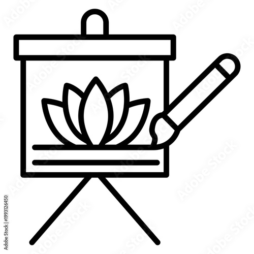 Art Therapy Vector Icon