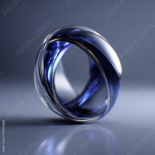 glass sphere isolated on white