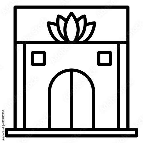 Spa Town Vector Icon