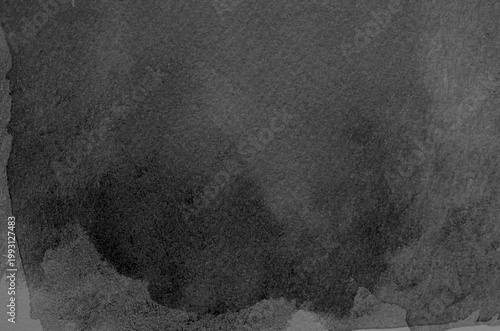 Watercolor black grunge background design