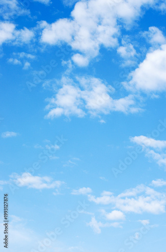 Photography White clouds in blue sky