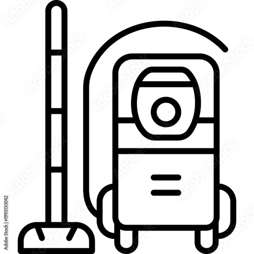 Vacuum Cleaner Vector Icon