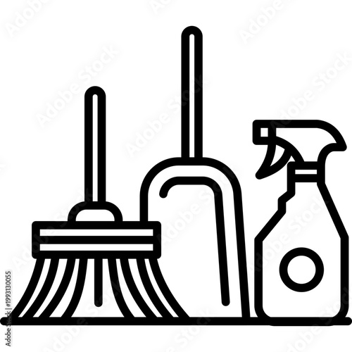 Spring Cleaning Vector Icon