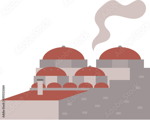 Turkish bath building