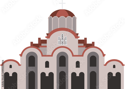 Turkish monastery illustration