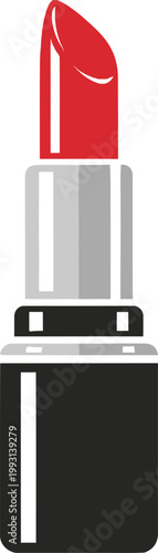 Red Lipstick Cosmetic Makeup Product.