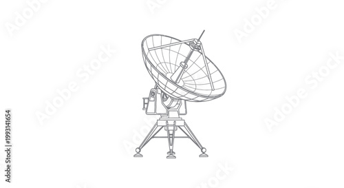 Satellite dish for communication and astronomy