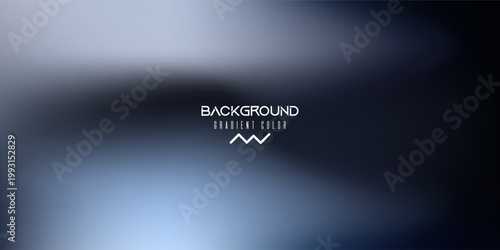 Minimalist Dark Blue Gradient Background with Smooth Light Reflections and Blurred Surface Effects