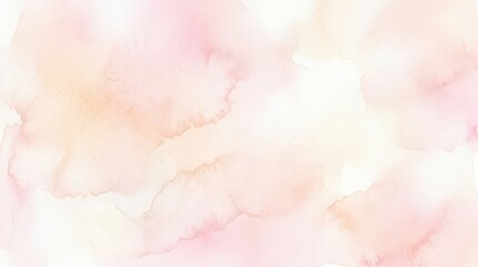 Soft pink peach and white abstract watercolor background, dreamy pastel texture for beauty, wedding or wellness design, airy blend, gentle light, elegant high detail, no logos