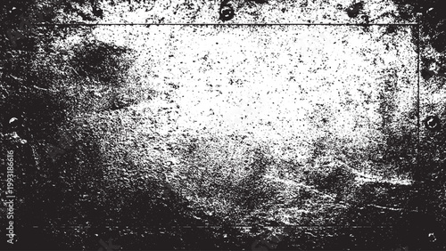 Abstract rough surface with dust grain background Grunge vector texture with distressed dust overlay