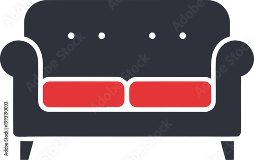 Sofa Furniture Home Decor Object.