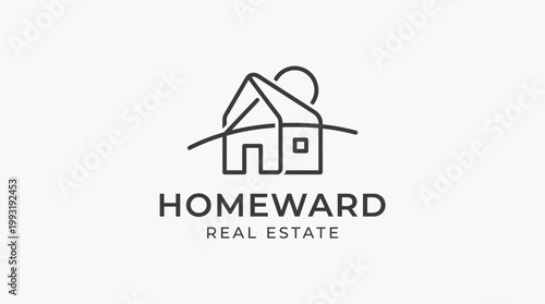 Homeward Real Estate Logo Design.
