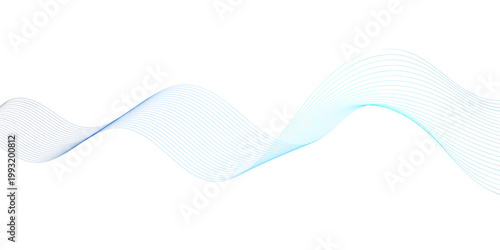Abstract grey, white smooth element swoosh speed wave modern stream transparent background. Abstract wave line for banner, template, wallpaper background with wave design. Vector illustration
