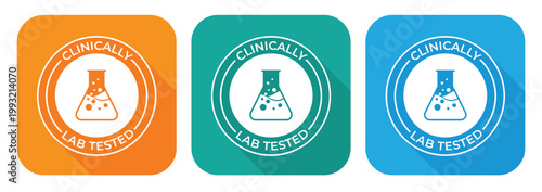 Cleanical Tested and Approved Labels, Icons, and Badges Set