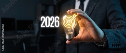 Innovative business strategies for 2026 corporate office image professional setting close-up future planning
