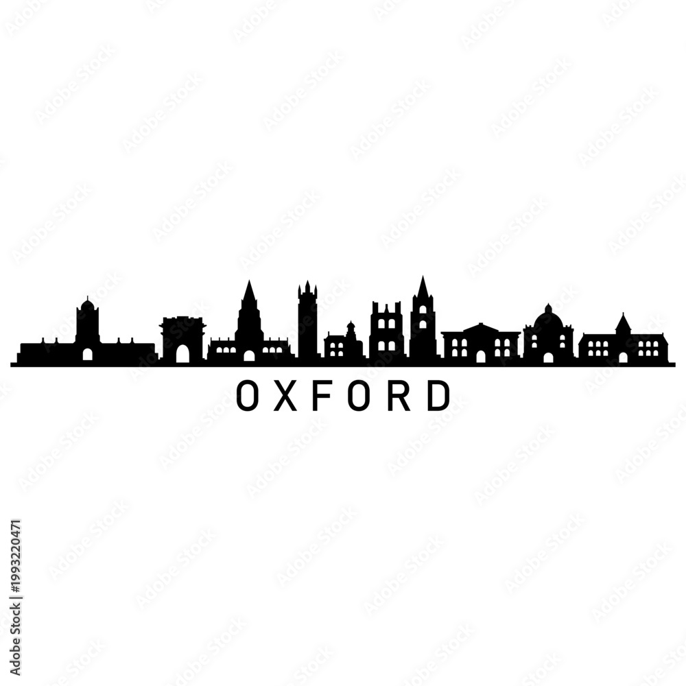 Obraz premium Oxford Skyline