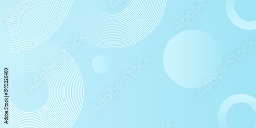 Vector abstract background, blue white gradations, circle effect,shape memphis good