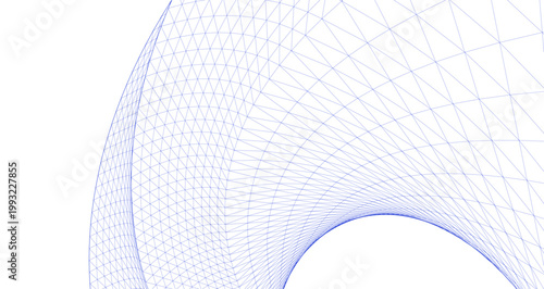 abstract architecture arch 3d illustration	
