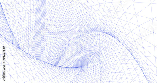 abstract architecture arch 3d illustration	
