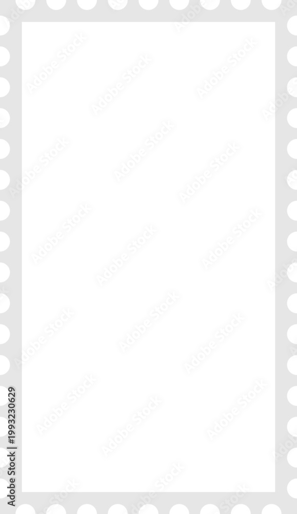 Obraz premium Blank Postage Stamp Frame
