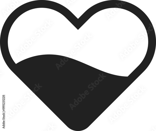 Heart Shape With Liquid