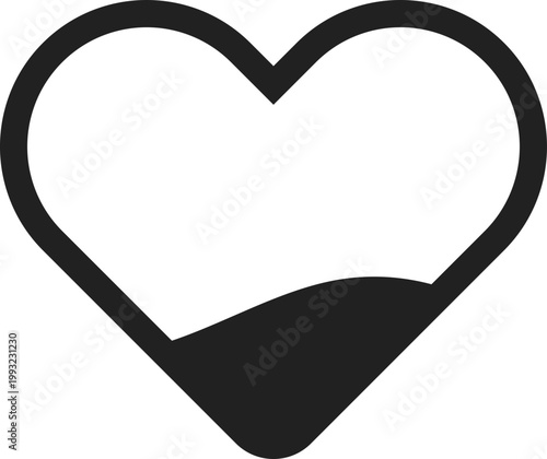 Heart Battery Level Icon