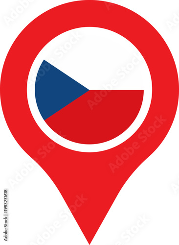 Free Download Czech Republic Location Pin - GFXLoad