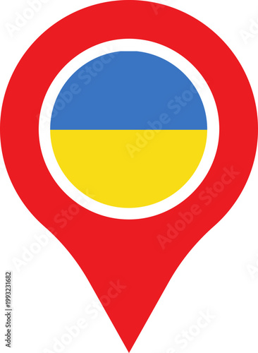 Free Download Ukraine Map Pin Location - GFXLoad