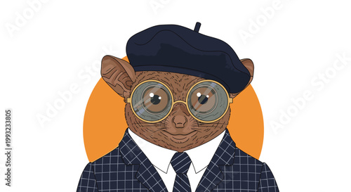 Profile illustration of a woman with long wavy brown hair and a shaved side undercut style wearing a white collared shirt.