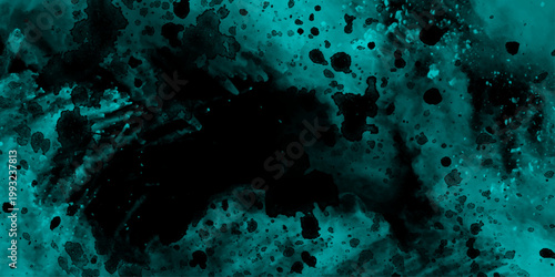 A tornado safety checklist against backdrop of stormy clouds. haunting green and blue grunge wall dark smoke texture galaxy at night, beauty of the cosmos. Banner Template with Central night sky.