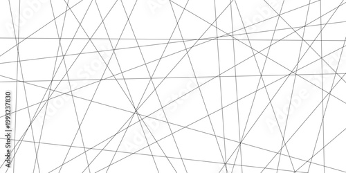 Abstract black lines with white background. Creative and geometric shape with luxury pattern and paper texture design. abstract background with stripes for website design Technology luxury black.