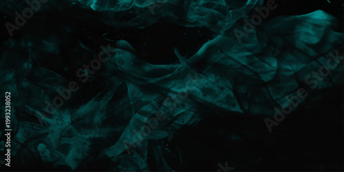 A tornado safety checklist against backdrop of stormy clouds. haunting green and blue grunge wall dark smoke texture galaxy at night, beauty of the cosmos. Banner Template with Central night sky.