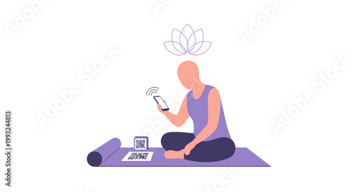 Yoga Practice with Meditation and Digital Detox