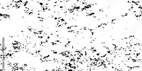 Damage distress wall concrete aged chalk ink rust crack urban dirty grunge splatter background.