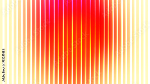 Abstract vertical stripes with glowing red center