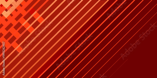 Abstract geometric background featuring diagonal lines in shades of orange