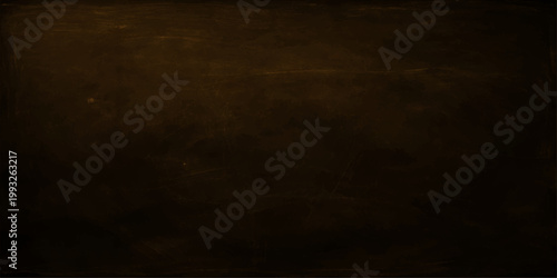 A dark aged parchment texture with a dirty brown grunge effect on an old antique paper surface creates a stained vintage backdrop for a rough retro wall design