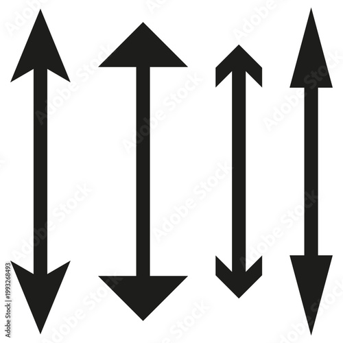 Quadro su tela Resize arrow set