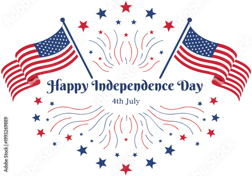 Independence Day of USA on July 4th, celebrating freedom, democracy, and the nation’s historic independence journey.