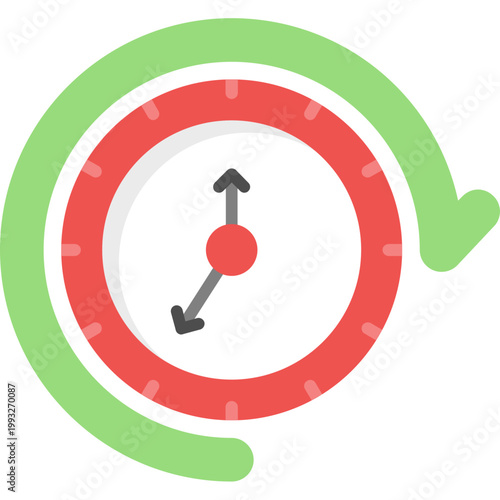 24 Hours Support Icon Vector Element