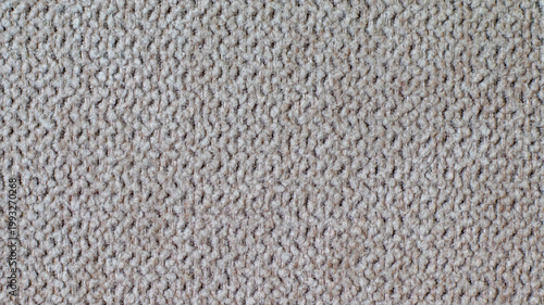 Billede på lærred High-quality seamless texture of grey gabardine fabric