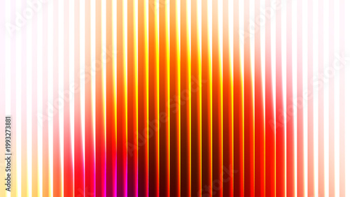 Warm orange and yellow vertical stripes with glowing light