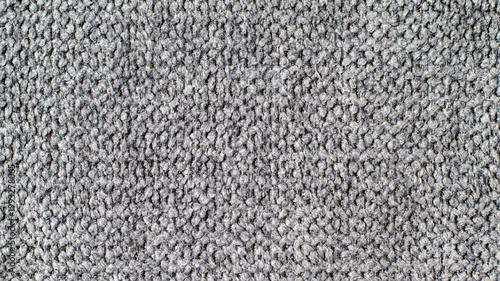 Fotografi High-quality seamless texture of grey gabardine fabric