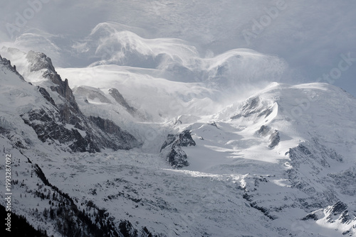Vue du Mont Blanc depuis Chamonix
