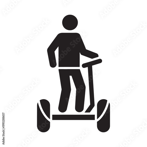 Segway Transport Ride Icon