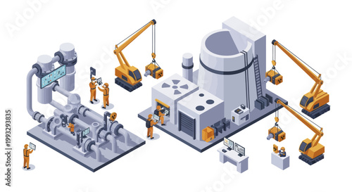 Nuclear Power Plant Construction and Technology.